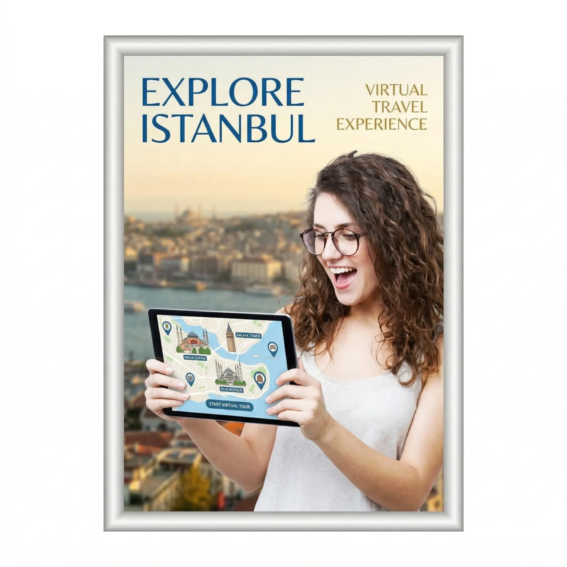 LED Çerçeve 25 mm Tek Taraflı