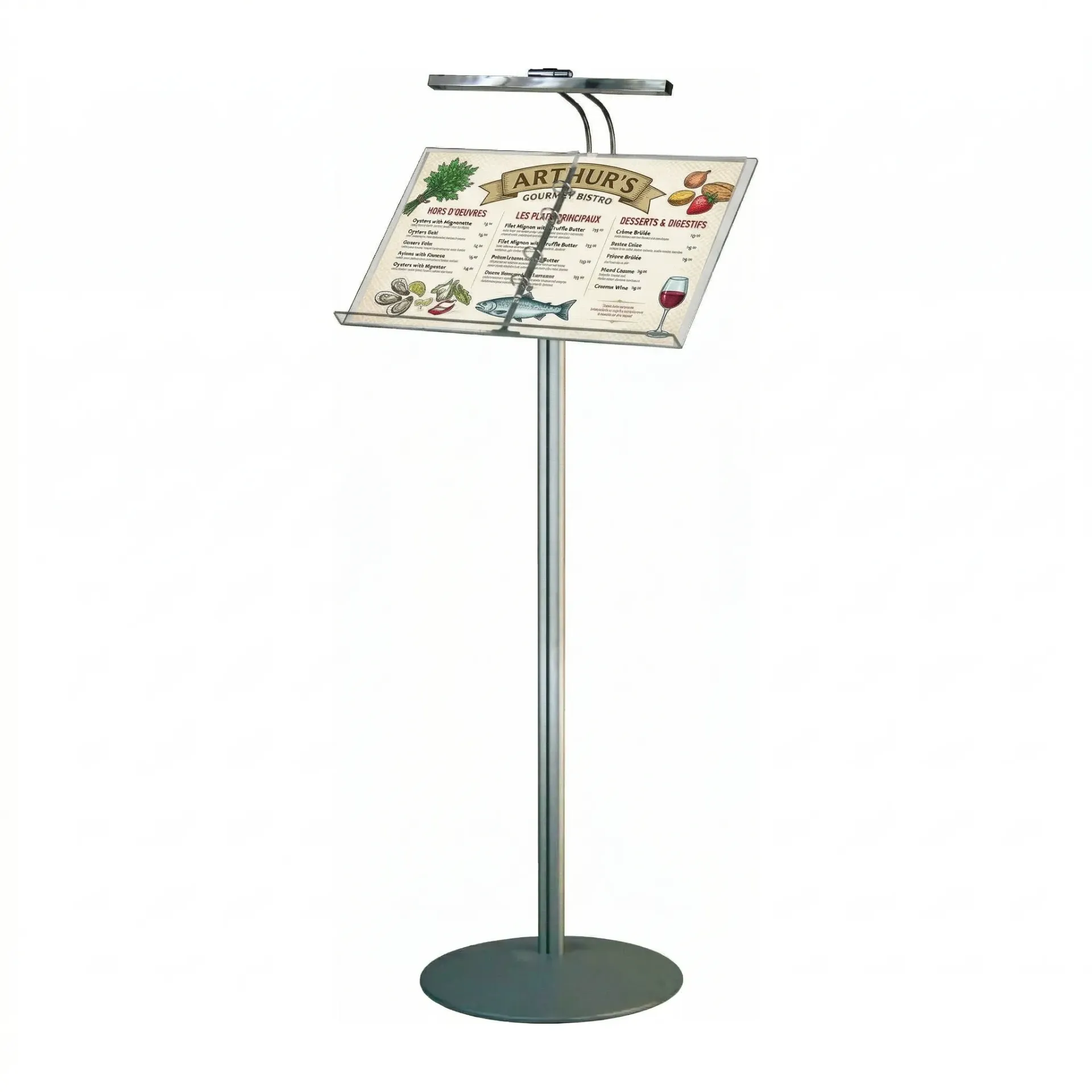 Flute Lighted File Holder