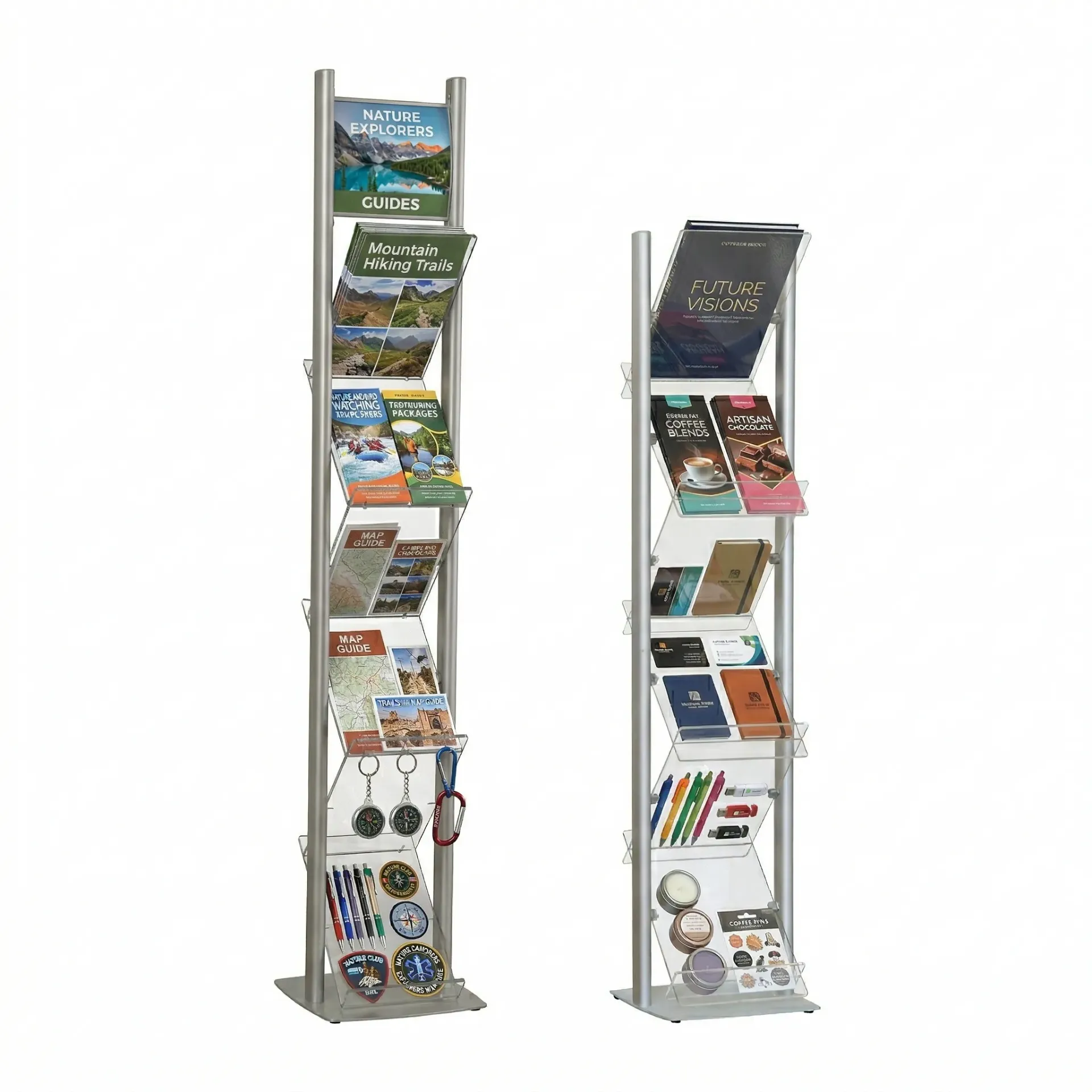 Zigzag Brochure Stand “Double Leg”