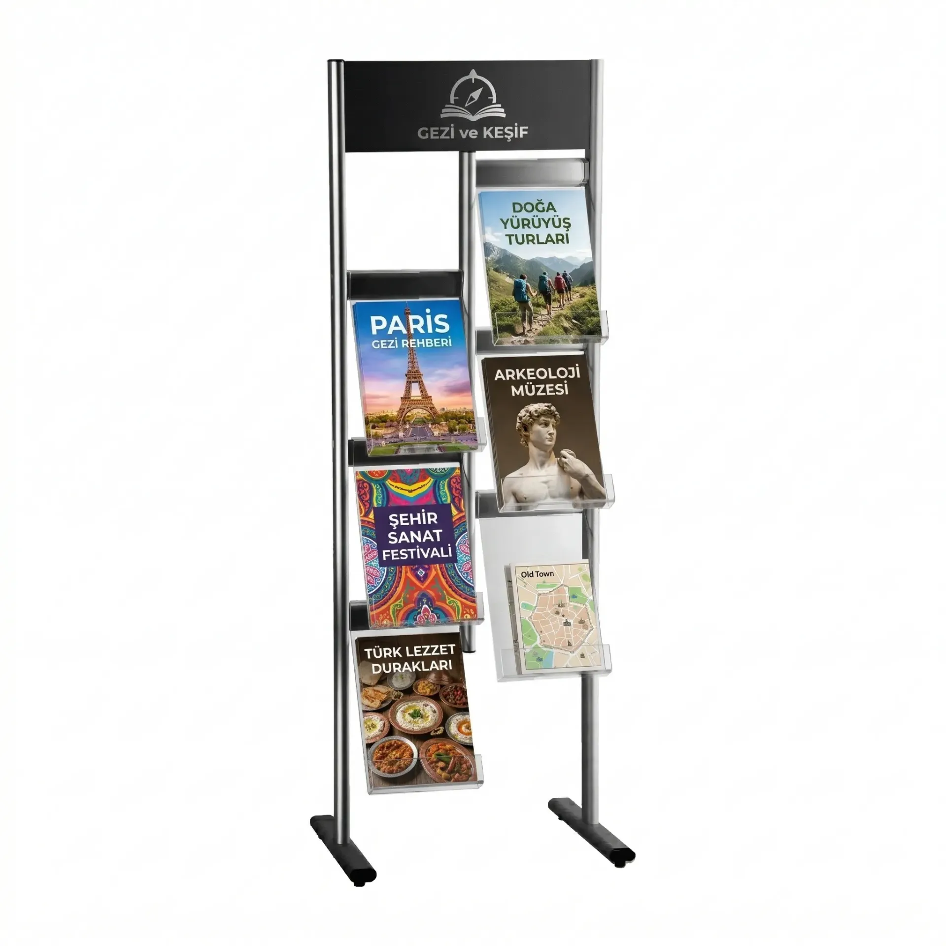 Basamaklı Broşür Standı “6A4”