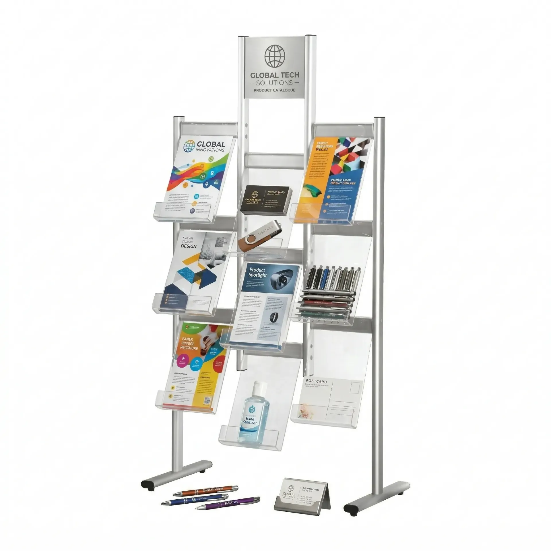 Basamaklı Broşür Standı “9A4”