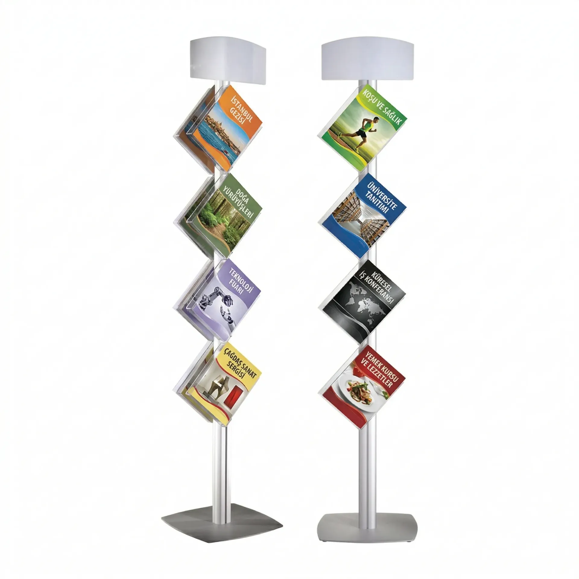Eğimli Broşür Standı