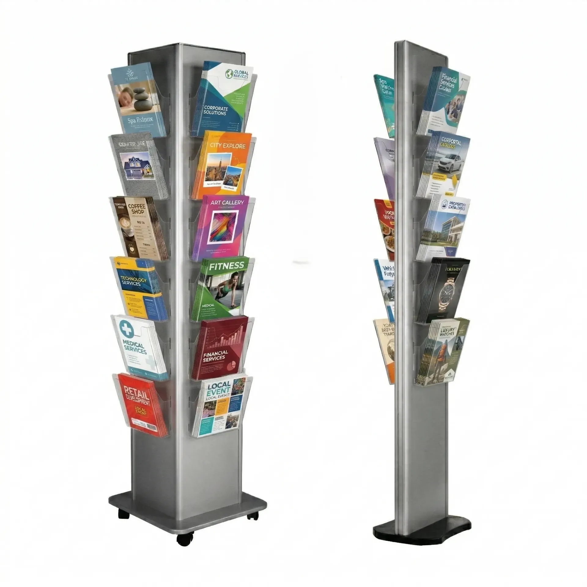 Totem Brochure Holder “2-Sided-4-Sided”