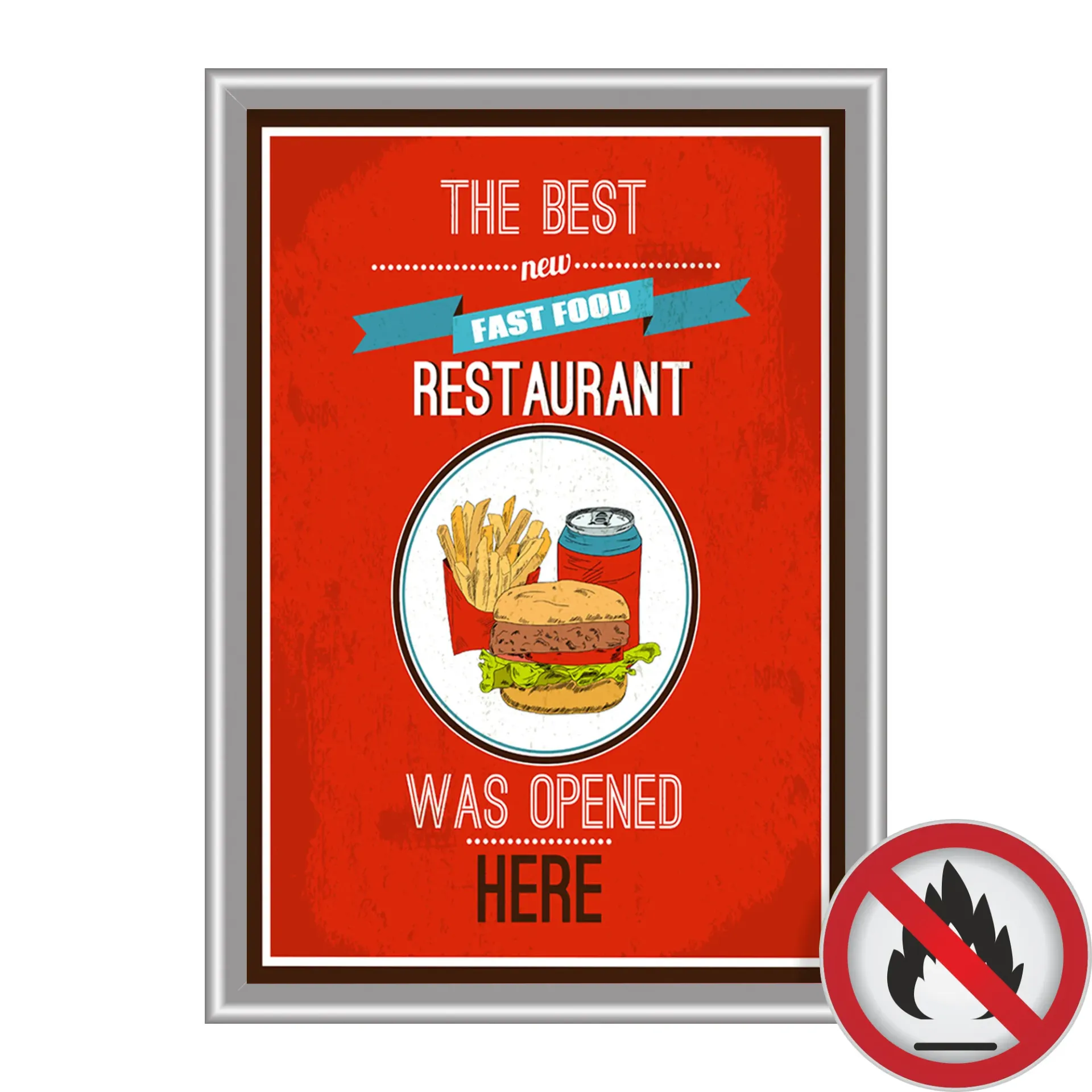 32 mm Fireproof Poster Frame