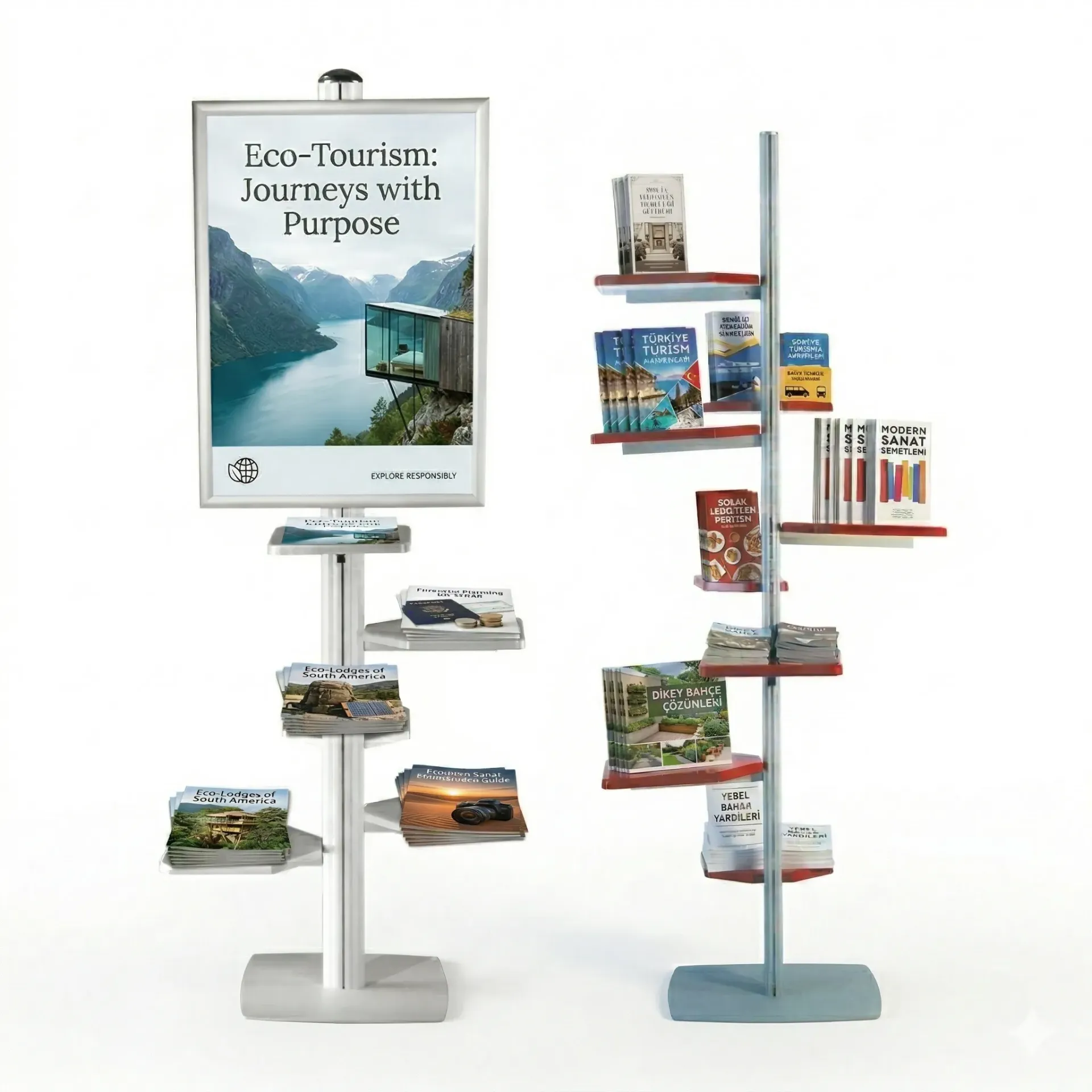 Multi-Presentation Stand "With Shelf"
