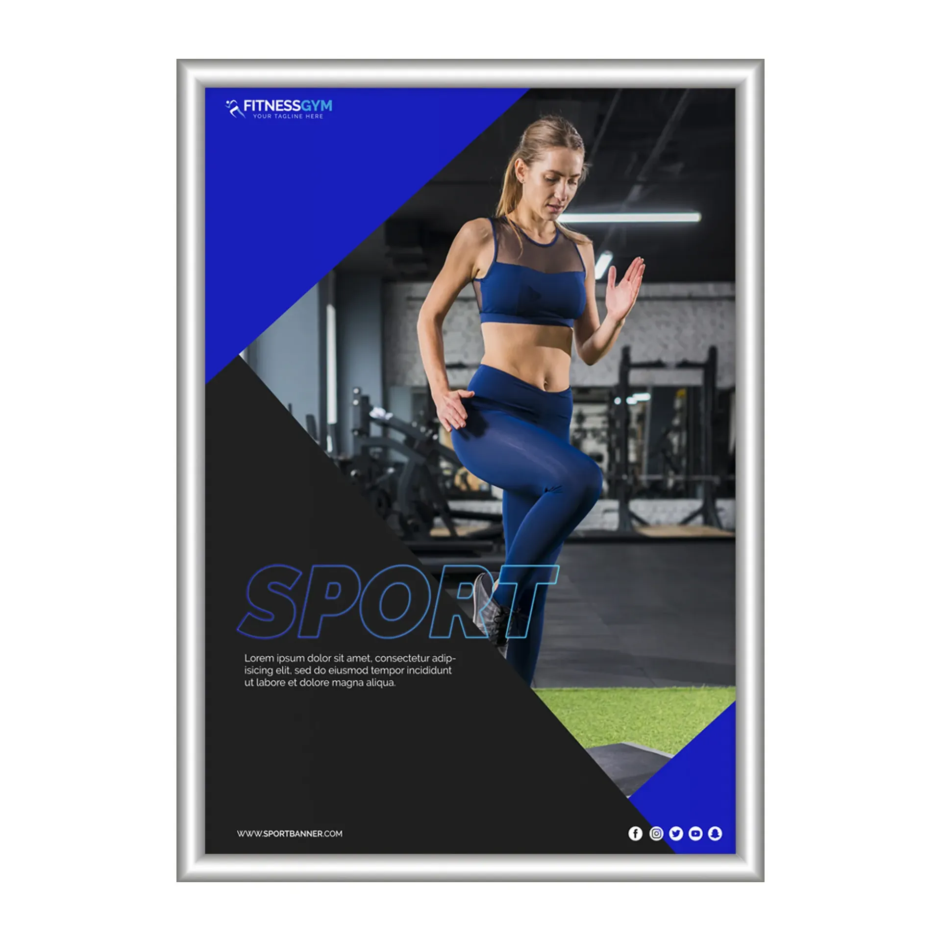 25 mm Güvenlikli Afiş Çerçevesi