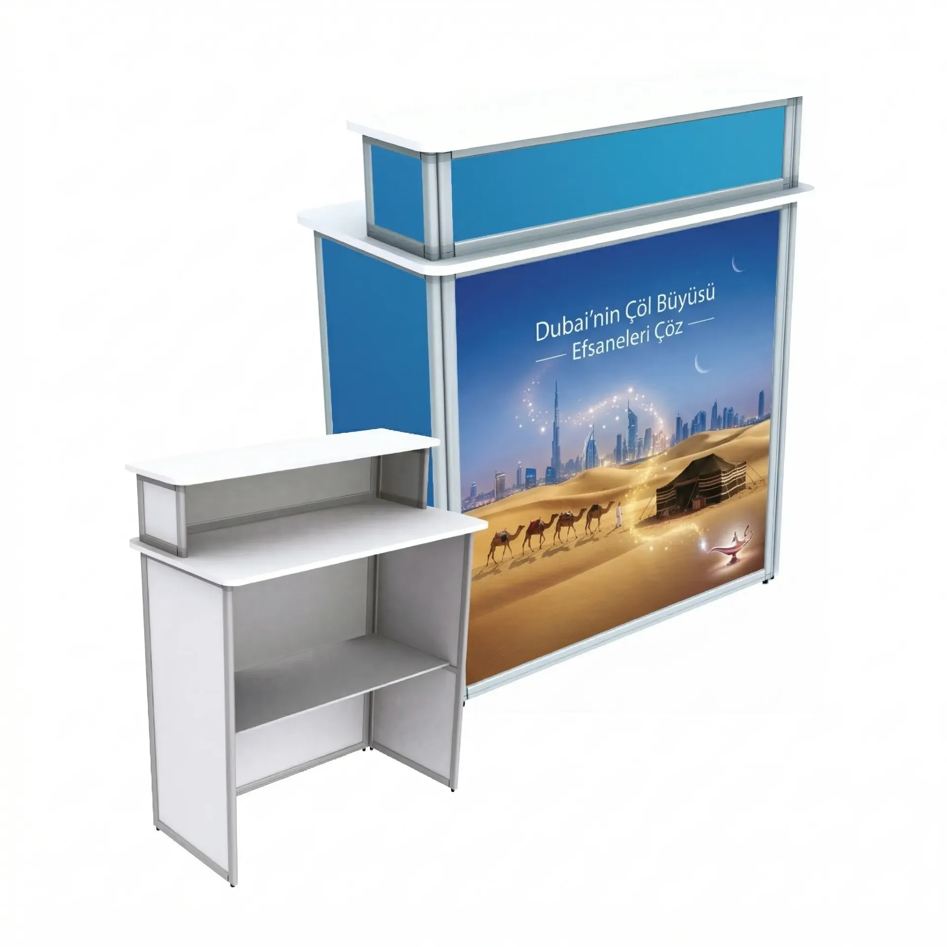 İki Katlı Katlanır Masa “Düz”