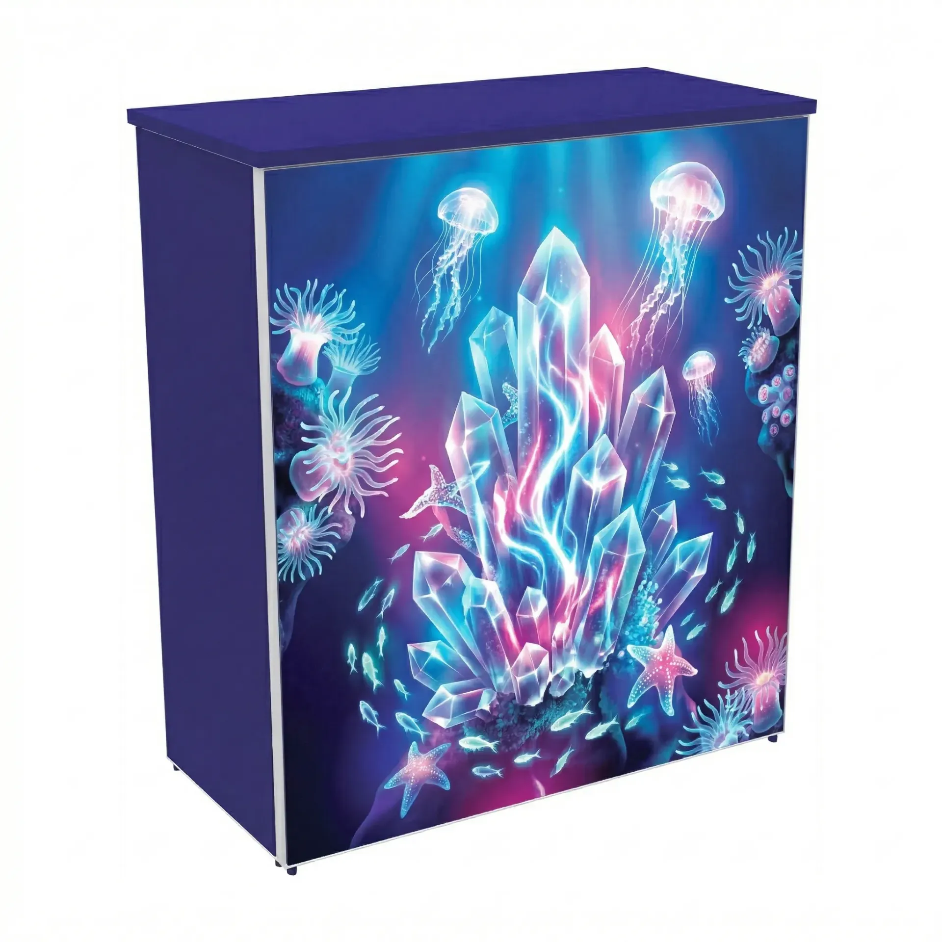 LED Lighted Folding Textile Table
