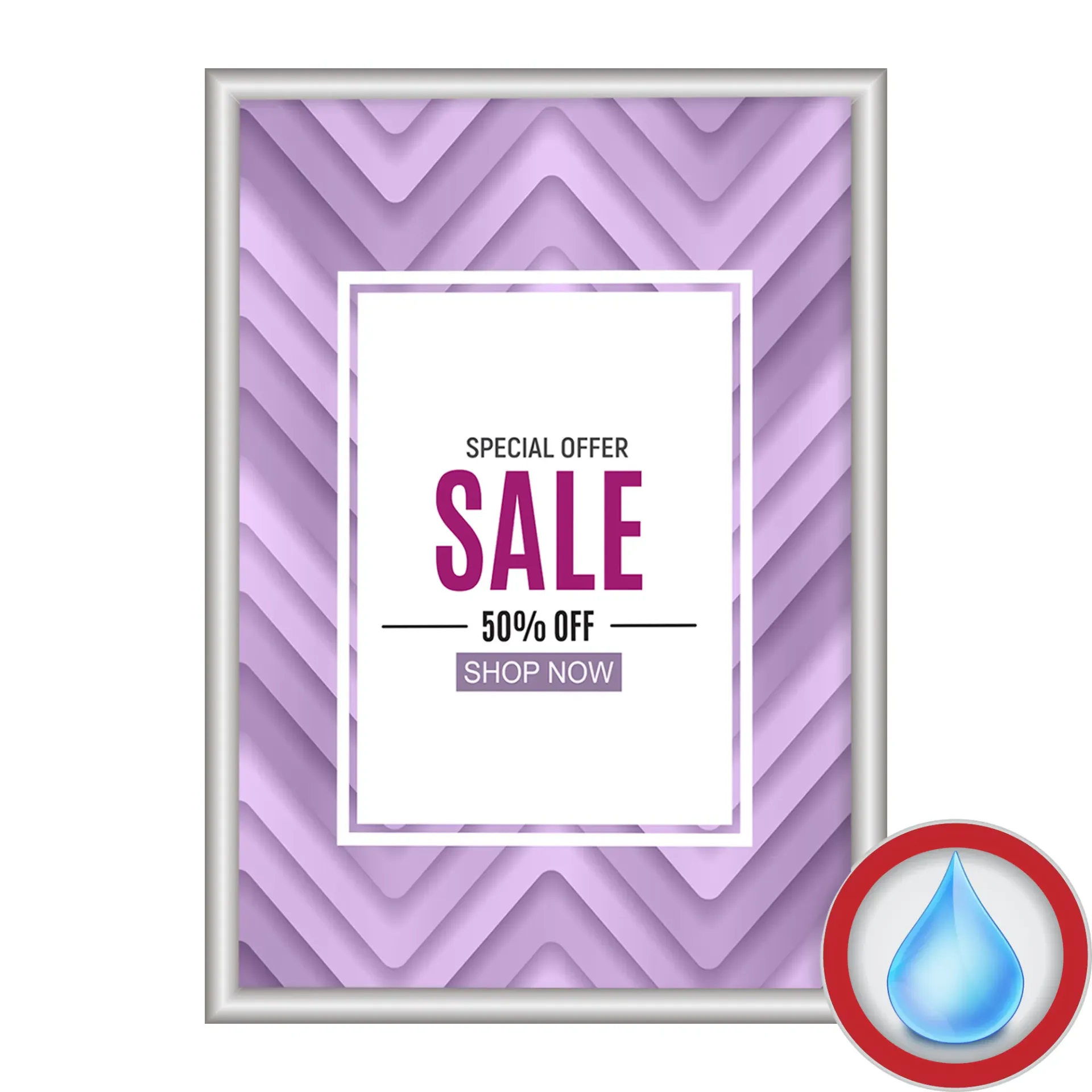 25 mm Su Geçirmez Afiş Çerçevesi