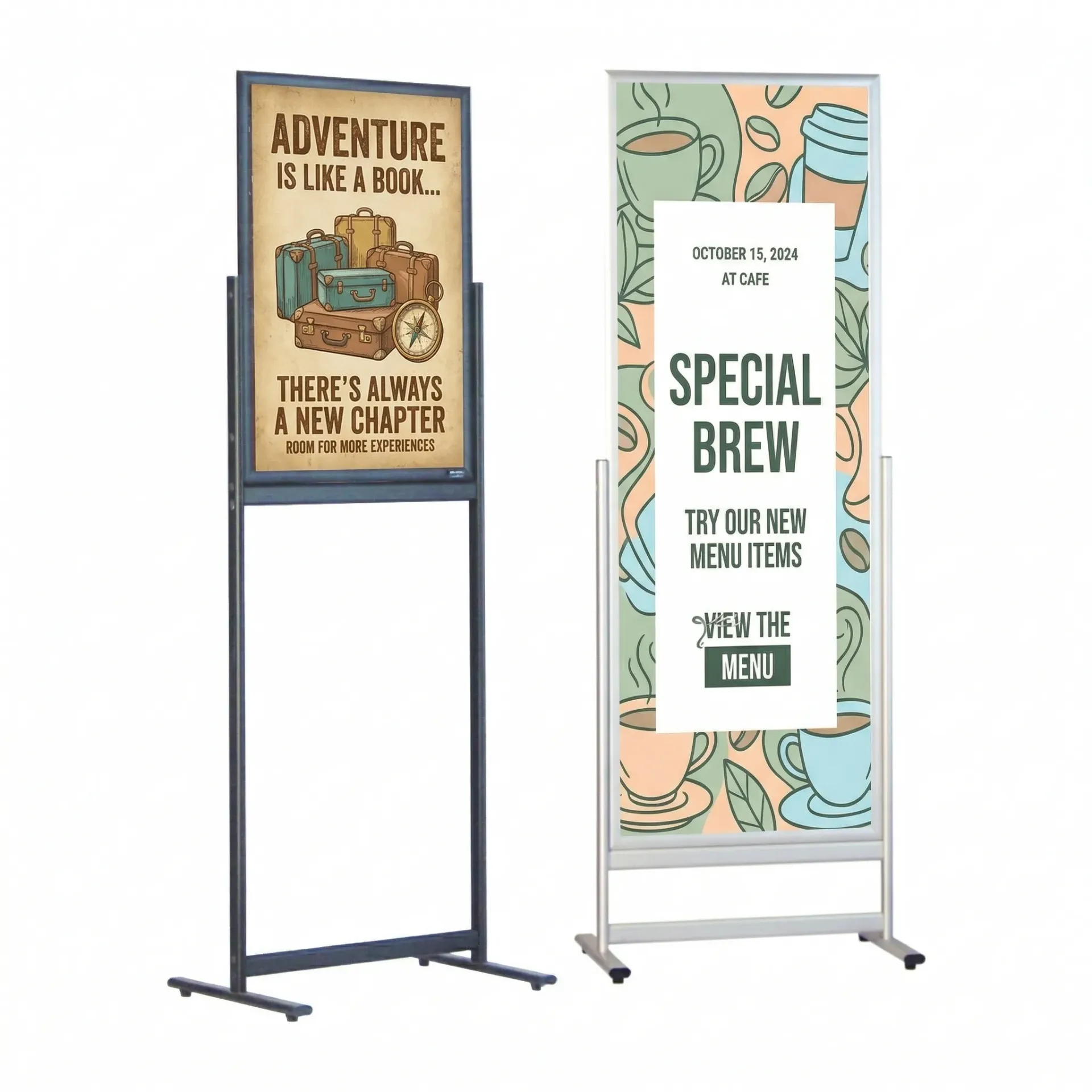 Sliding Poster Stand