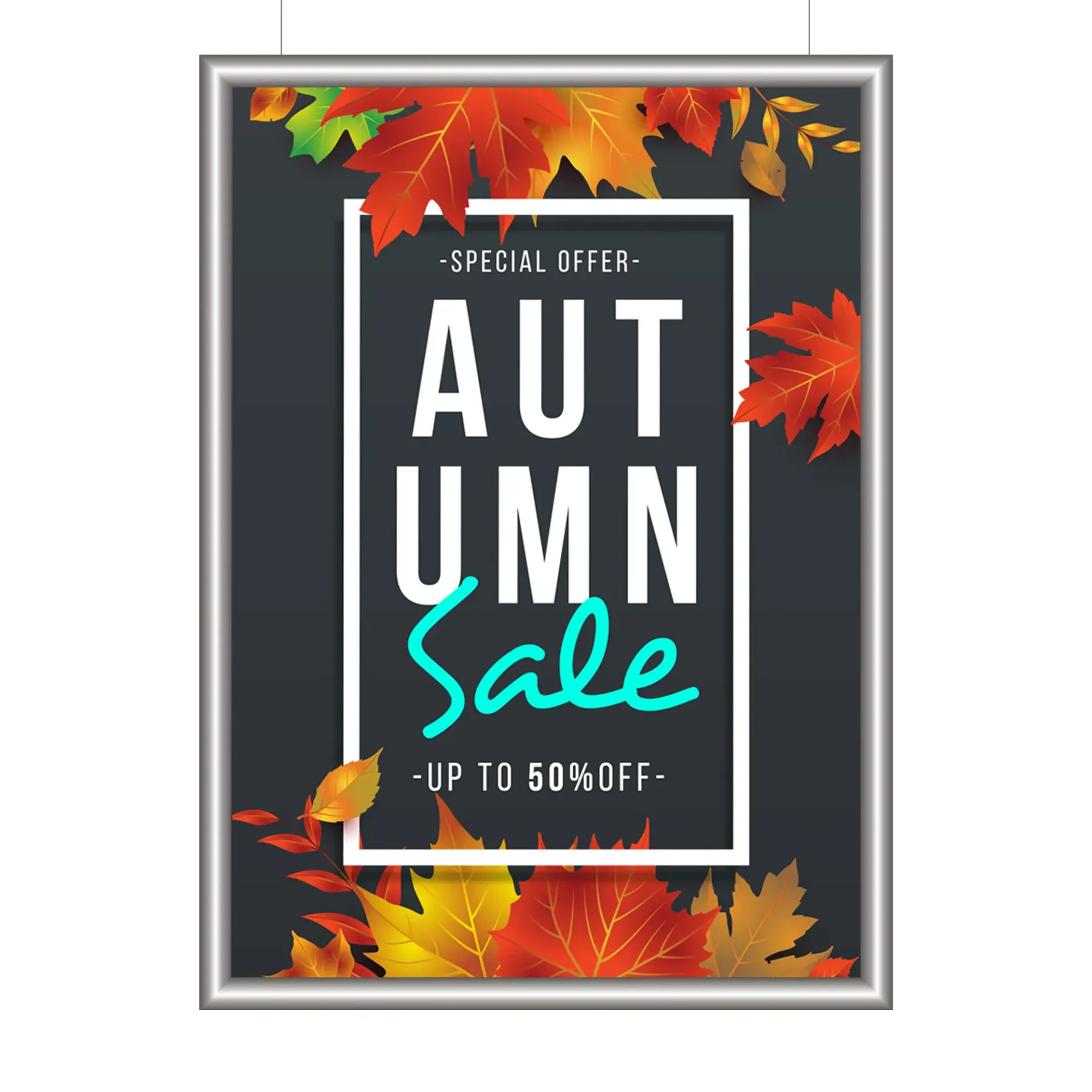 Çift Taraflı Afiş Çerçevesi 25 mm