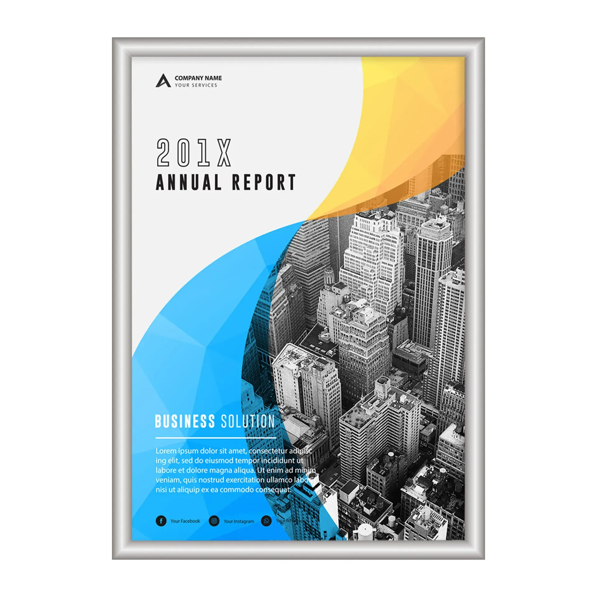 25mm Ekonomik Afiş Çerçevesi