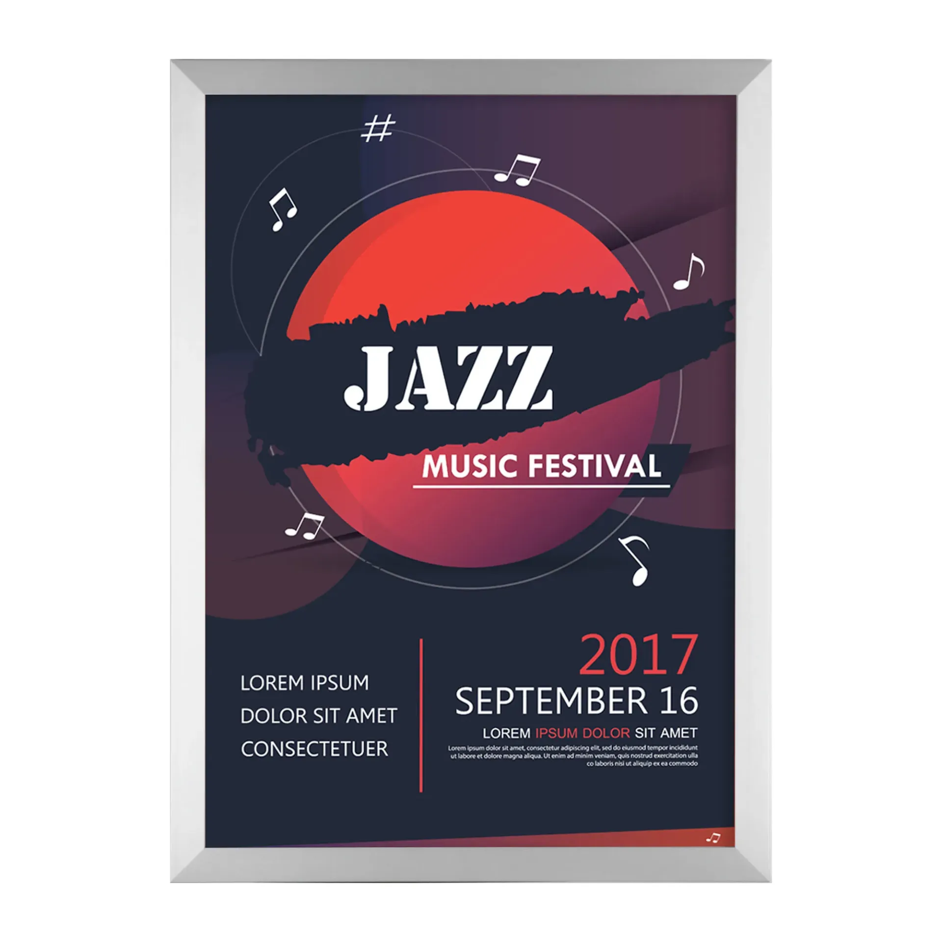 32mm Düz Afiş Çerçevesi